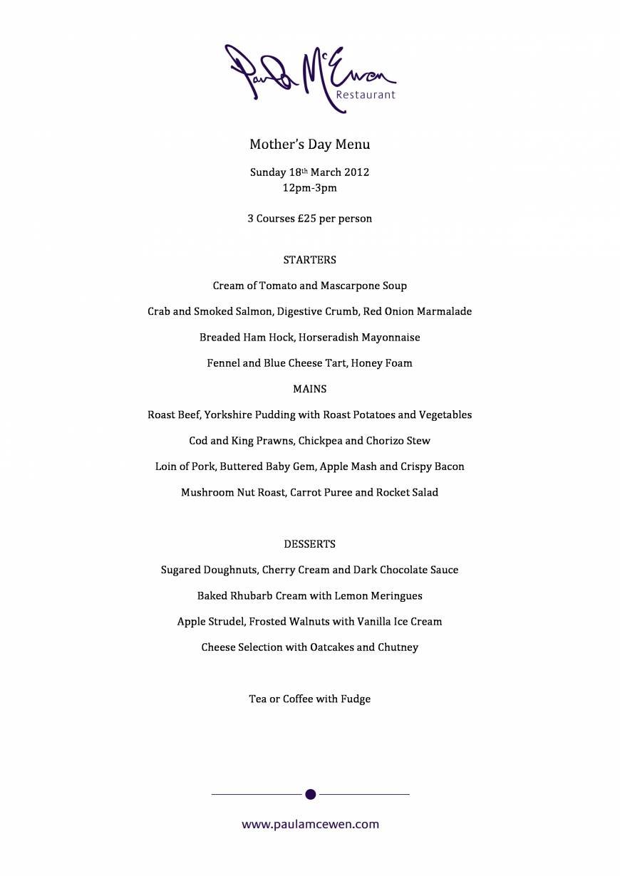  Pricelists of Paula McEwen Restaurant 239 Great Western Road - Photo 4 of 7