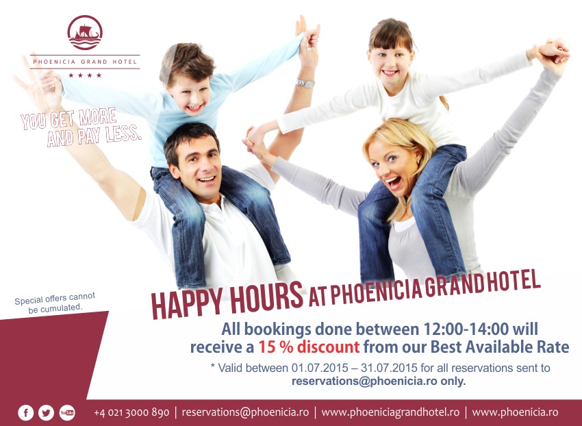  Pricelists of PHOENICIA GRAND HOTEL Alexandru Serbanescu Blvd., No.87, District 1 - Photo 7 of 14