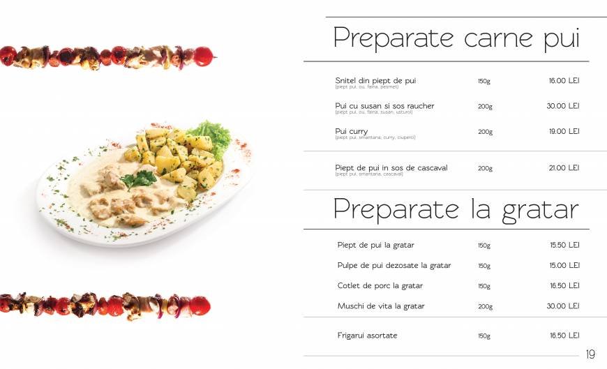  Pricelists of Restaurant Rubin Piata Crisan Nr 7C - Photo 4 of 14