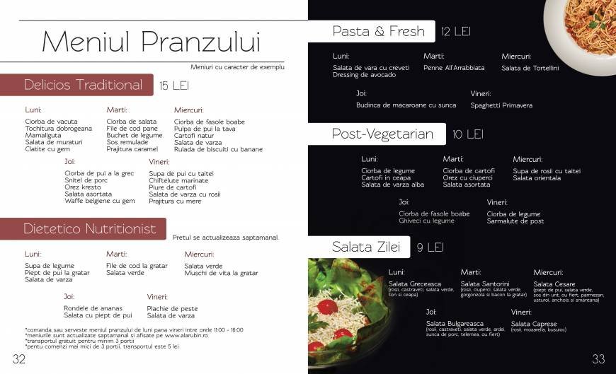  Pricelists of Restaurant Rubin Piata Crisan Nr 7C - Photo 7 of 14