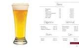 Menus & Prices, Restaurant Rubin, Sibiu