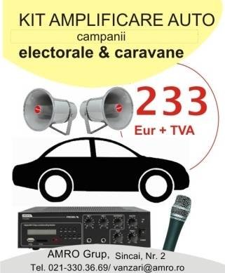 Kit sonorizare auto pentru campanii electorale si caravane publicitare; detalii pe www.amro.ro Profile Photos of Amro Electronic Grup Drumul Gazarului nr. 43-45 - Photo 2 of 64 Kit sonorizare auto pentru campanii electorale si caravane publicitare; detalii pe www.amro.ro Profile Photos of Amro Electronic Grup Drumul Gazarului nr. 43-45 - Photo 2 of 64
