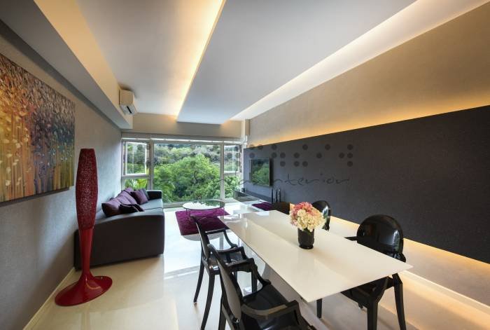 The TV feature wall of the living room stretches to the dining area creating a larger and longer space. Costa Del Sol Condominium of Rezt & Relax Interior 33 Ubi Avenue 3 #02-09 Vertex Tower B - Photo 5 of 6 The TV feature wall of the living room stretches to the dining area creating a larger and longer space. Costa Del Sol Condominium of Rezt & Relax Interior 33 Ubi Avenue 3 #02-09 Vertex Tower B - Photo 5 of 6