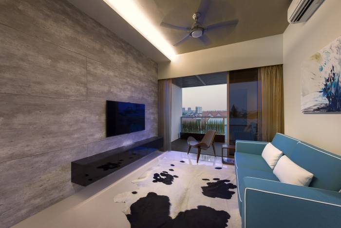 Clean, sleek, and leaves a bold impression. This contemporary living room is perfect for urban living. Penthouse Elliot at the East Coast by Leonard Chung of Rezt & Relax Interior 33 Ubi Avenue 3 #02-09 Vertex Tower B - Photo 2 of 5 Clean, sleek, and leaves a bold impression. This contemporary living room is perfect for urban living. Penthouse Elliot at the East Coast by Leonard Chung of Rezt & Relax Interior 33 Ubi Avenue 3 #02-09 Vertex Tower B - Photo 2 of 5