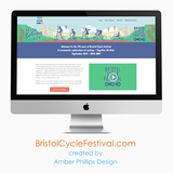 Bristol Cycle Festival Website Design and Development Amber Phillips Design 66 The Vineyards 