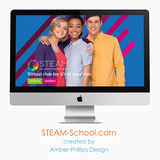 Steam School Website Design and Development, Amber Phillips Design, Chelmsford