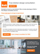 B&Q email design Amber Phillips Design 66 The Vineyards 