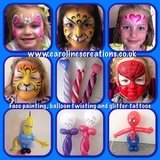 Caroline's Creations Face Painting & Balloons Essex, Chigwell