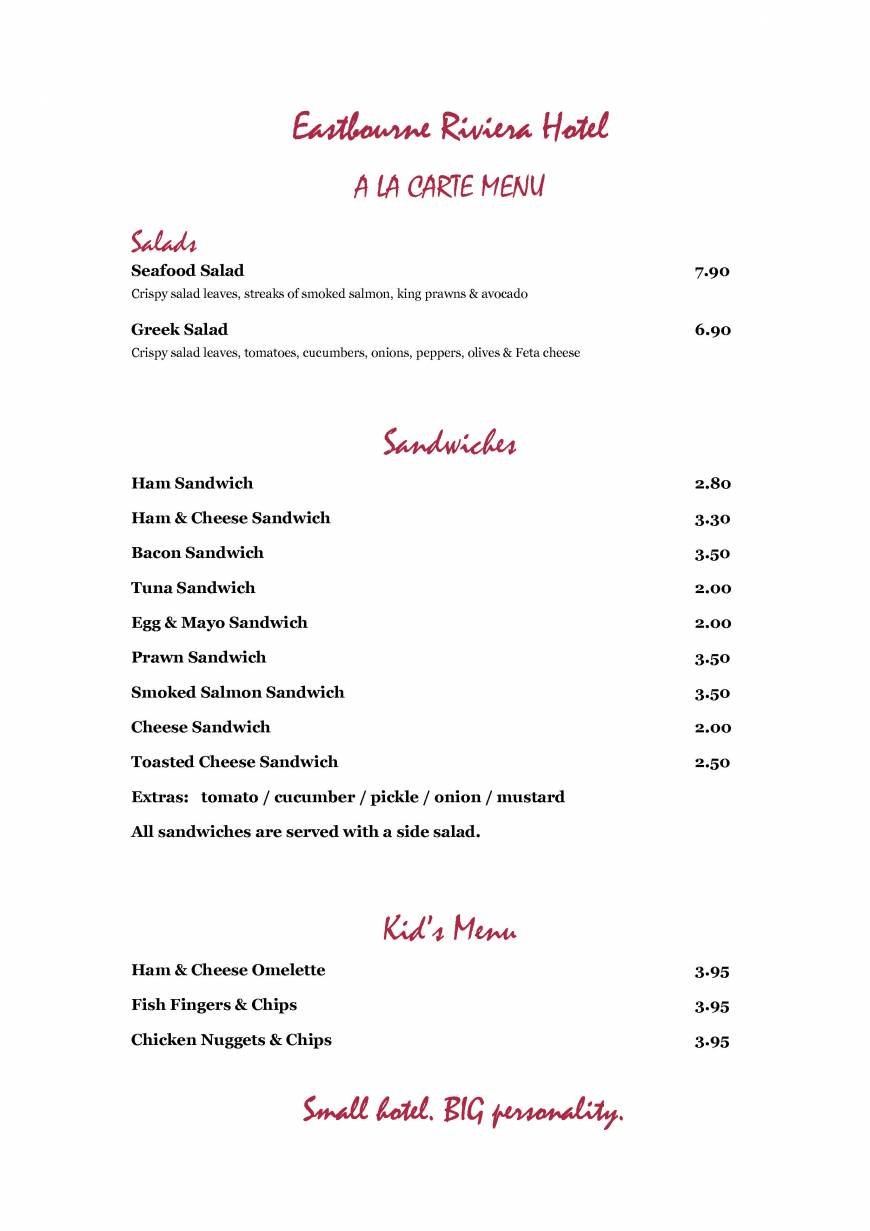  Pricelists of Eastbourne Riviera 26 Marine Parade - Photo 3 of 8