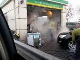 Steam carwash in AUSTRIA, AUXIGREEN steam cleaner manufacturer, Timisoara