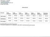 Menus & Prices, Hotel Laguna, Mangalia