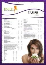Menus & Prices, Kastel Spa & Wellness, Arad