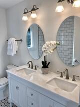 Bathroom update on one of our rental properties, Helpful Homes LLC, Greensboro