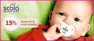 La www.bebelusultau.ro -15% la toate produsele marca SCALA: http://www.bebelusultau.ro/marca.php?marca=Scala. Promotie valabila pana la sfarsitul lunii septembrie. Oferte produse of www.bebelusultau.ro STR DRISTOR NR 108-110, sector 3 - Photo 30 of 33 La www.bebelusultau.ro -15% la toate produsele marca SCALA: http://www.bebelusultau.ro/marca.php?marca=Scala. Promotie valabila pana la sfarsitul lunii septembrie. Oferte produse of www.bebelusultau.ro STR DRISTOR NR 108-110, sector 3 - Photo 30 of 33