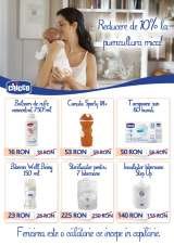 Toamna vine cu surprize si reduceri la www.bebelusultau.ro<br />
-10% la toata gama de puericultura mica CHICCO: http://www.bebelusultau.ro/marca.php?marca=Chicco www.bebelusultau.ro STR DRISTOR NR 108-110, sector 3 