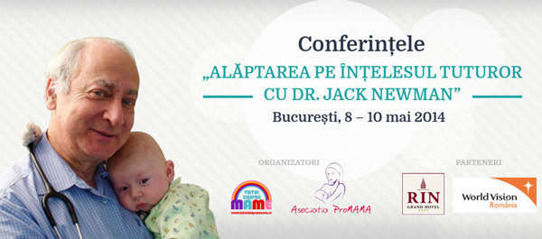 Cel mai celebru si apreciat expert in alaptare, Dr. Jack NEWMAN, revine in Romania!<br />
Cercetator in domeniul lactatiei si medic pediatru de renume mondial, Dr. Jack NEWMAN va sustine in Romania trei zile de conferinte - „Alaptarea pe intelesul tuturorâ Evenimente of www.bebelusultau.ro STR DRISTOR NR 108-110, sector 3 - Photo 1 of 1 Cel mai celebru si apreciat expert in alaptare, Dr. Jack NEWMAN, revine in Romania!<br />
Cercetator in domeniul lactatiei si medic pediatru de renume mondial, Dr. Jack NEWMAN va sustine in Romania trei zile de conferinte - „Alaptarea pe intelesul tuturorâ Evenimente of www.bebelusultau.ro STR DRISTOR NR 108-110, sector 3 - Photo 1 of 1
