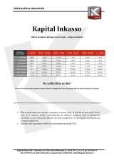 Menus & Prices, Kapital Inkasso, Bucuresti
