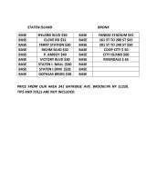 Menus & Prices, Abatar Limo and Car Service, Brooklyn