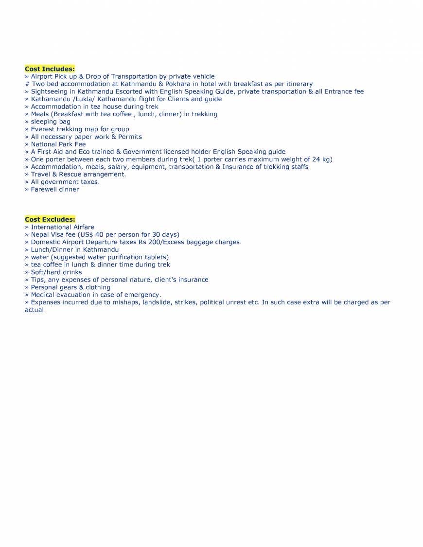  Pricelists of Langtang Ri Trekking & Expedition Pvt Ltd Tridevi Marg  - Photo 3 of 3