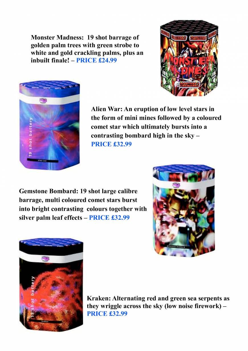  Pricelists of Norwich Fireworks c/o Longwater Construction Supplies - Photo 6 of 20