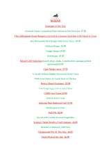 Menus & Prices, Gillingham Swan Restaurant, Beccles 