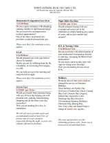 Menus & Prices, Thistlecreek Health Care Ltd., Oakville