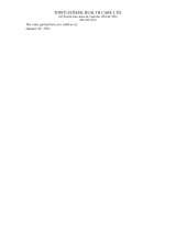 Menus & Prices, Thistlecreek Health Care Ltd., Oakville