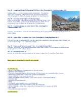 Menus & Prices, Langtang Ri Trekking & Expedition Pvt. Ltd, Thamel , Kathmandu 