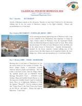 Menus & Prices, VISIT ROMANIA, Bucharest