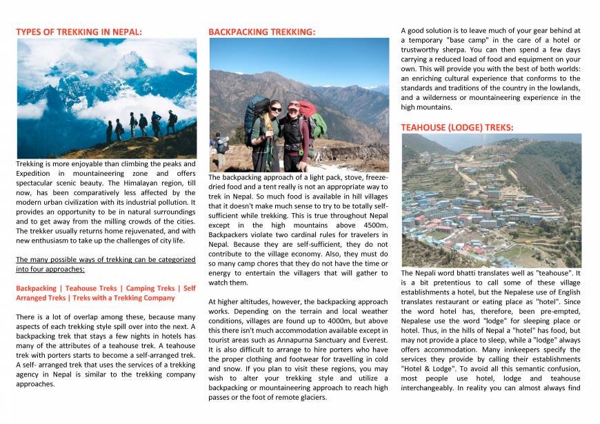  Pricelists of Asian Expedition Pvt. Ltd. Thamel, Kathmandu, Nepal - Photo 22 of 25