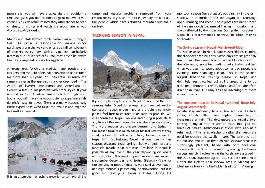  Pricelists of Everest Region Trekking Thamel, Kathmandu, Nepal - Photo 18 of 26