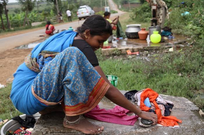 Clothes washing Kerala scenes of Kerala Connections Ltd School House Lane - Photo 13 of 14