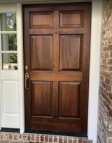 Front Door Stain - Wood Door Finishing and Restoration, Marietta