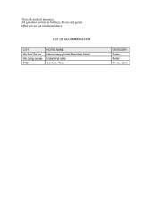 Menus & Prices, Luxury Vietnam Vacation Co.Ltd, Hanoi