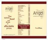 Menus & Prices, The Angel Inn Addington Green, West Malling