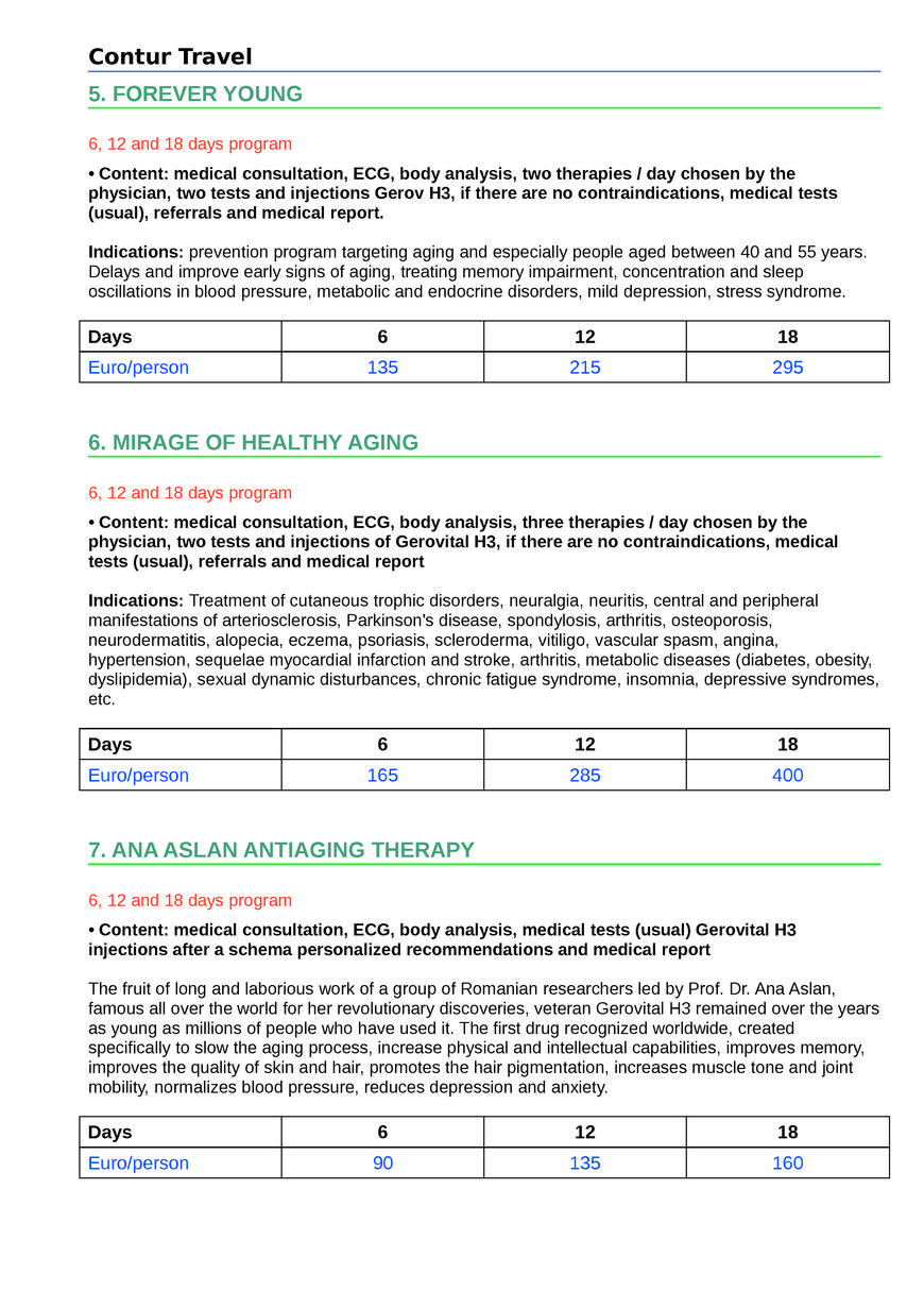  Pricelists of CONTUR TRAVEL Piata Ovidiu 14 bloc b parter scara b - Photo 4 of 5