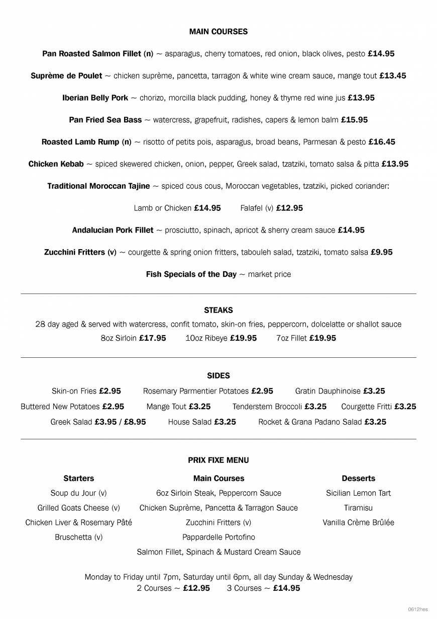  Pricelists of Ego Mediterranean Restaurant -Heswall 166 Telegraph Road,  - Photo 18 of 18