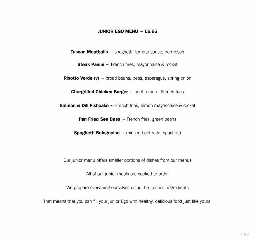  Pricelists of Ego Mediterranean Restaurant -Heswall 166 Telegraph Road,  - Photo 11 of 18
