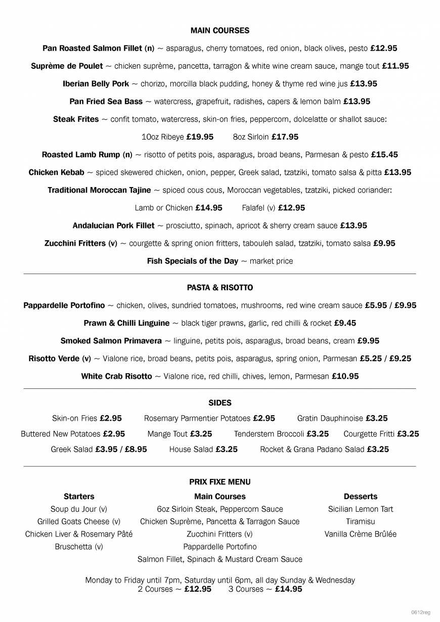  Pricelists of Ego Mediterranean Restaurant -Lytham 3-5 Pleasant Street - Photo 20 of 20