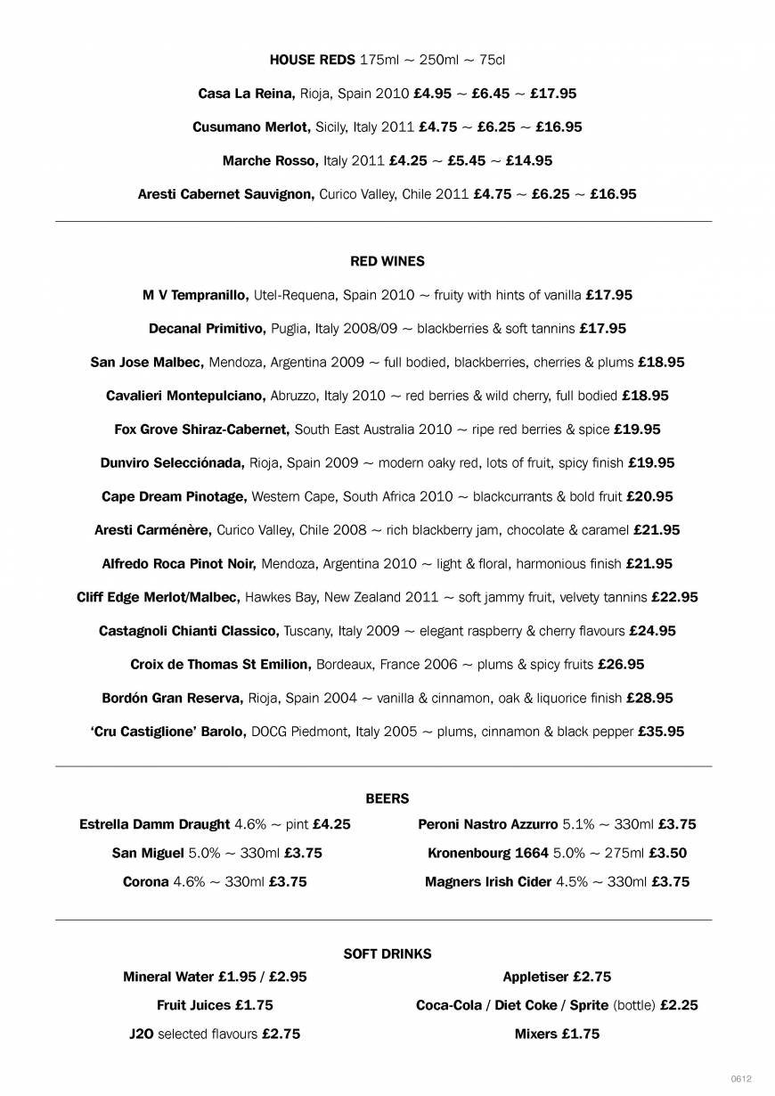  Pricelists of Ego Mediterranean Restaurant -Lytham 3-5 Pleasant Street - Photo 18 of 20