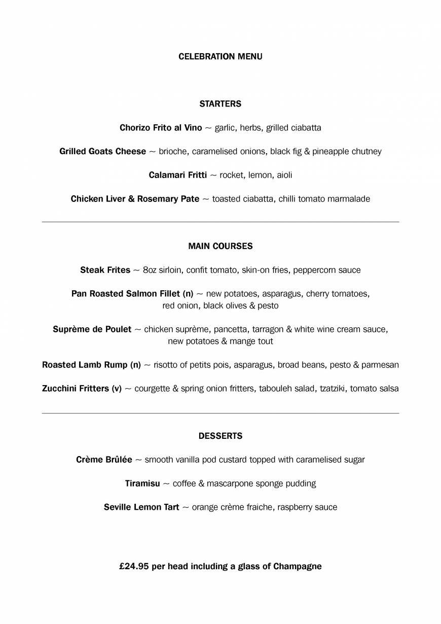  Pricelists of Ego Mediterranean Restaurant -Sheffield 88 Surrey Street   - Photo 9 of 20