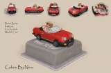 Here is Kev, handcarved edible car and figure Cake by Nina 23 Brackendale Road 