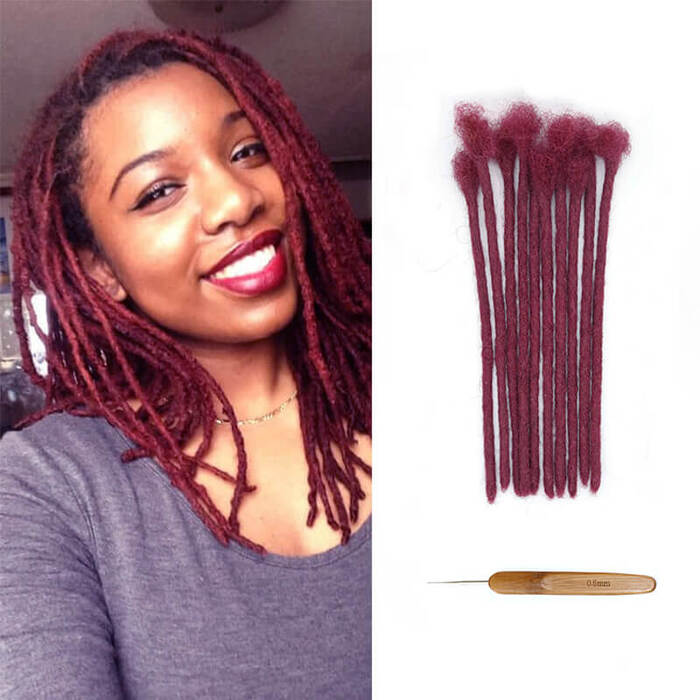 Human Hair Loc Extensions â€“ Cherry â€“ Color #99j Profile Photos of loxlocs 1222 West Camile Street - Photo 8 of 15