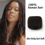 Afro Kinky Human Hair â€“ Dark Brown â€“ Color #2 loxlocs 1222 West Camile Street 