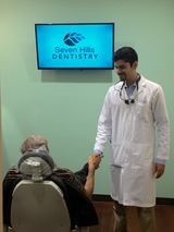 Dallas dentist Dr Ron Hassanzadeh loves talking to inquisitive patients at Seven Hills Dentistry Seven Hills Dentistry 1305 Cedarcrest Rd #115 