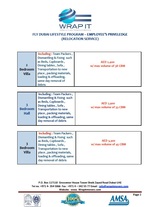 Menus & Prices, Wrap It Cargo Packaging LLC, Dubai