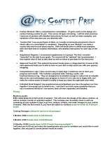 Menus & Prices, Apex Contest Prep, Santa Ana