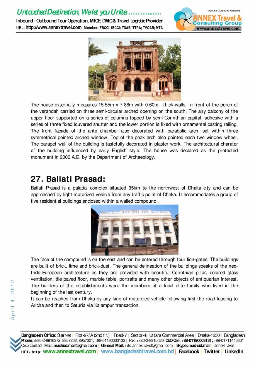  Pricelists of ANNEX Travel & Consulting Group (ANNEX Group) StarNet, Plot 97/A, Level-2, Road 07, Sector 04, Uttara Commercial Area - Photo 6 of 27