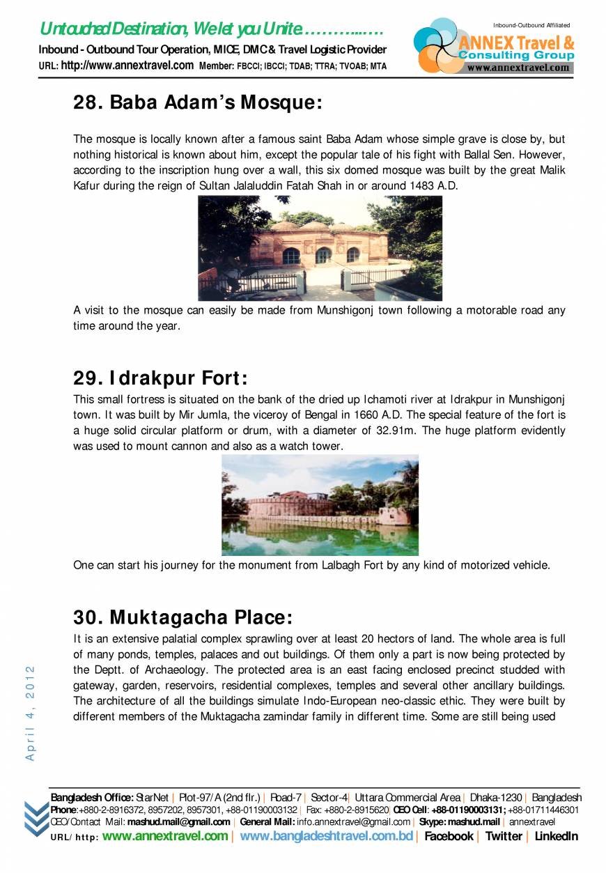  Pricelists of ANNEX Travel & Consulting Group (ANNEX Group) StarNet, Plot 97/A, Level-2, Road 07, Sector 04, Uttara Commercial Area - Photo 5 of 27