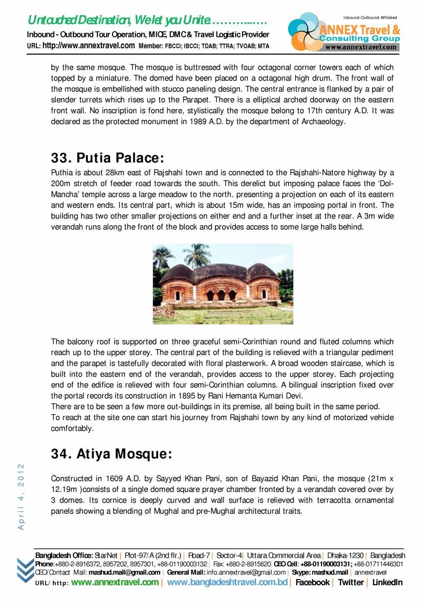  Pricelists of ANNEX Travel & Consulting Group (ANNEX Group) StarNet, Plot 97/A, Level-2, Road 07, Sector 04, Uttara Commercial Area - Photo 3 of 27